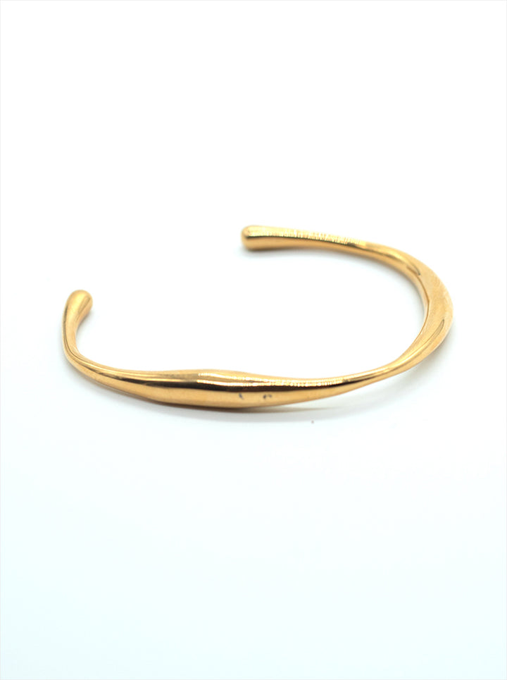 Ornaio Waterproof 18k Gold Plated  Anti Tarnish Wave Bracelet