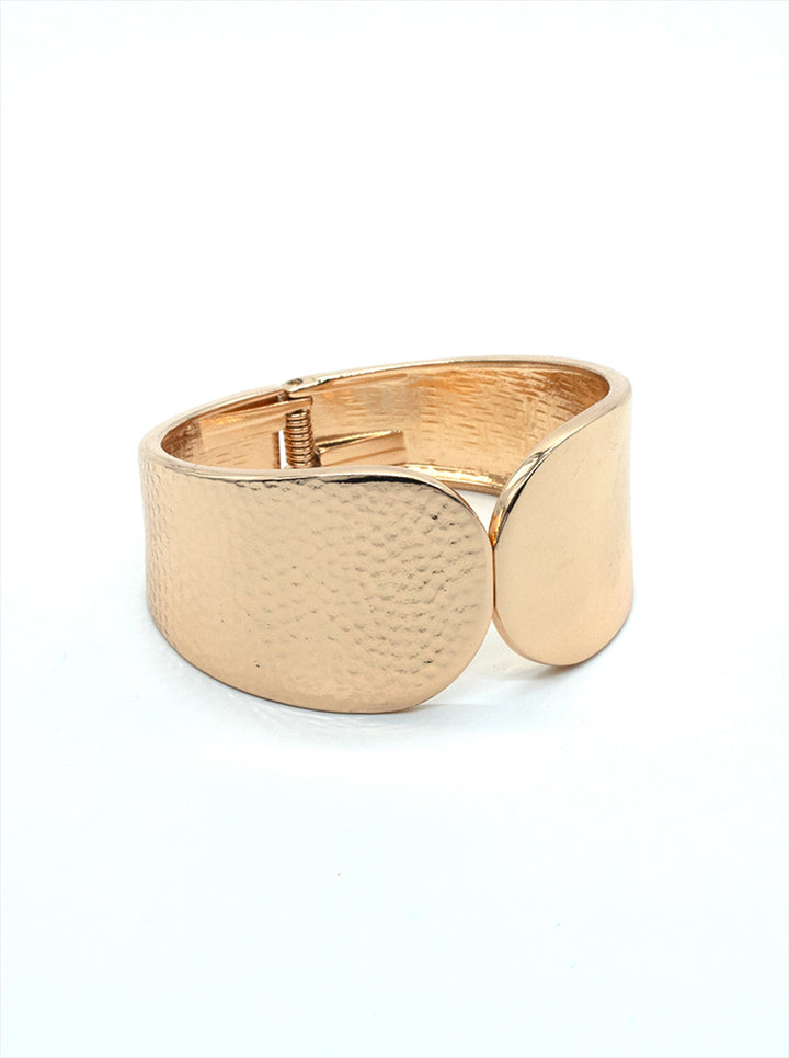 Ornaio 18K Gold Plated Anti-Tarnish Wide Chunky Cuff Bracelet