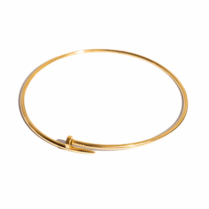 As Seen On Deepika Padukone - Ornaio 18k Gold Plated Chic Round Collar Necklace