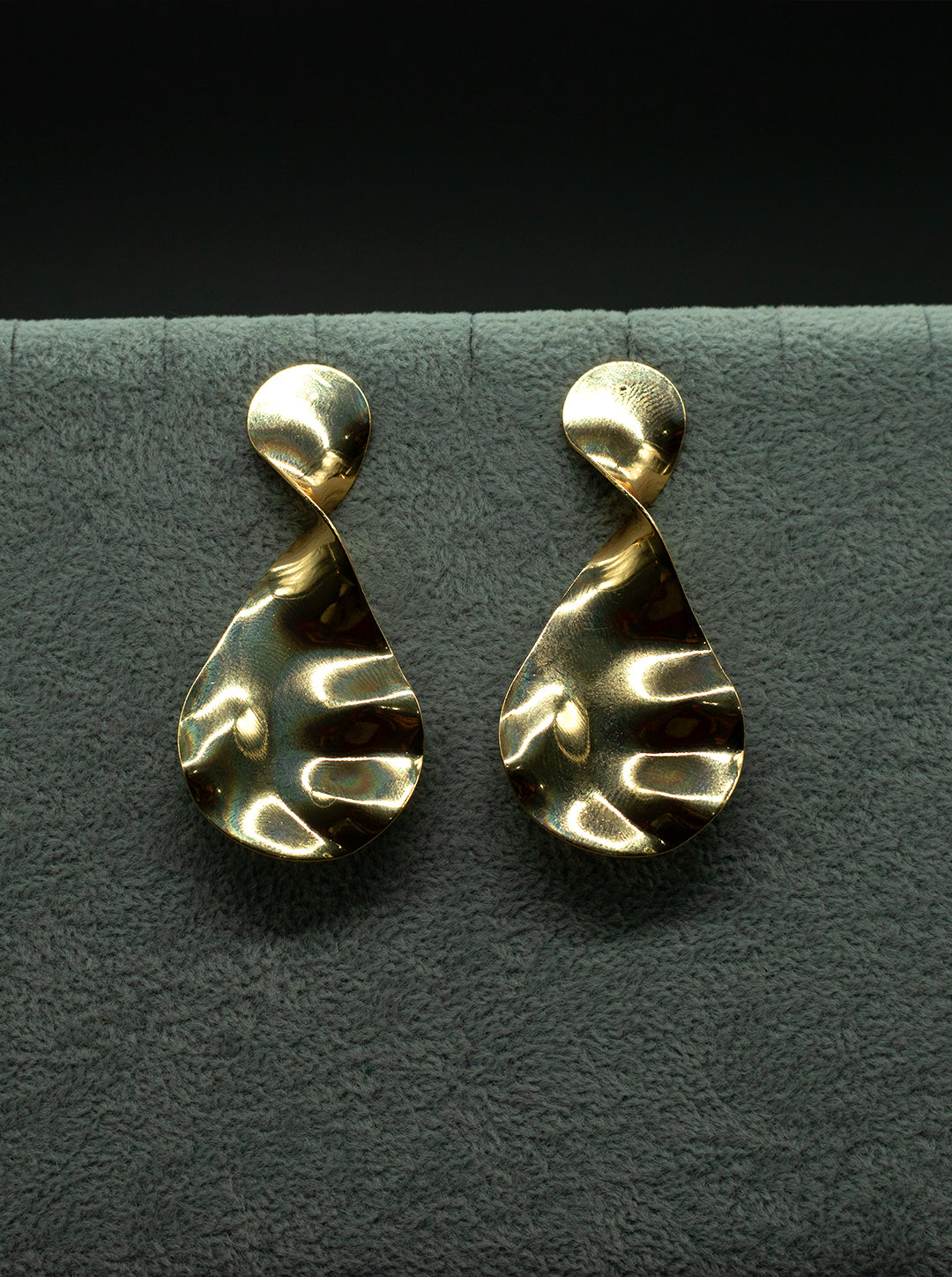 Ornaio Exaggerated Chunky Waterdrop Earrings