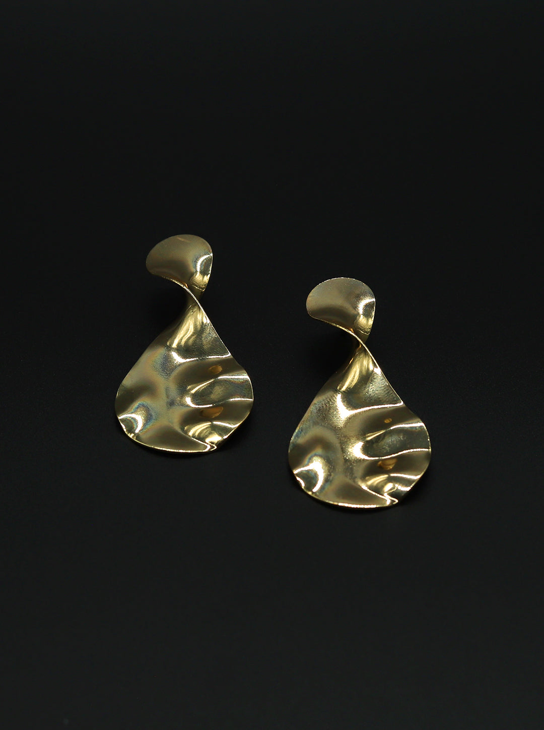 Ornaio Exaggerated Chunky Waterdrop Earrings