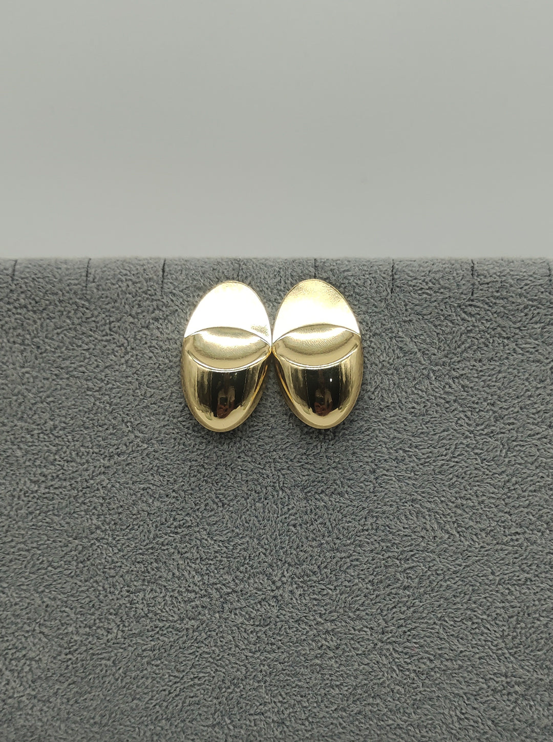 Ornaio 18K Gold Plated Anti Tarnish Thumbprint Earrings