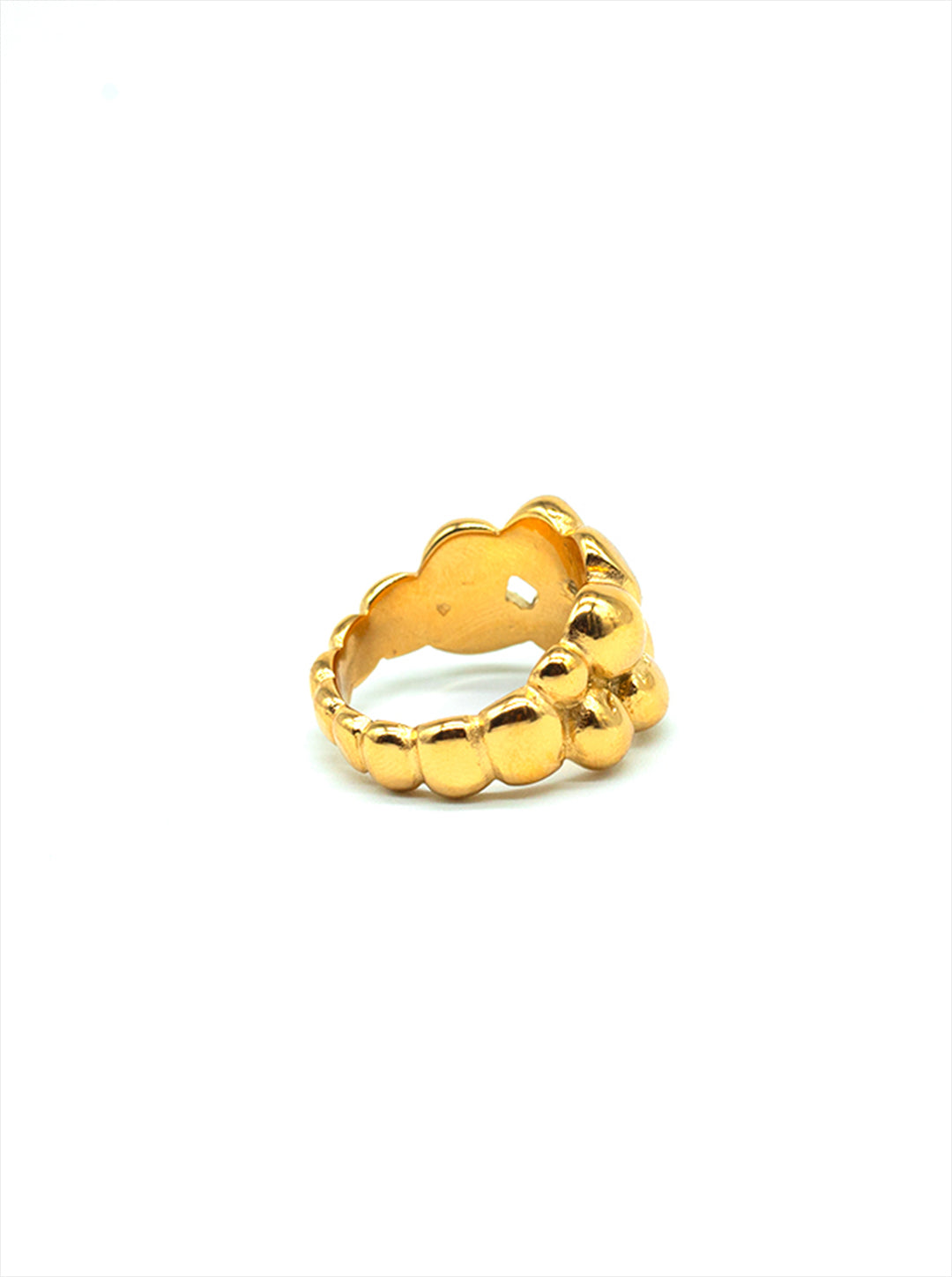 Ornaio 18k Gold Plated Anti-tarnish Rockefeller Ring