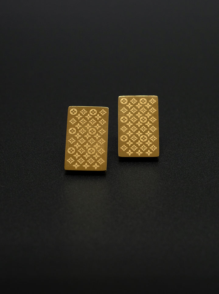 Square Stud Earrings 