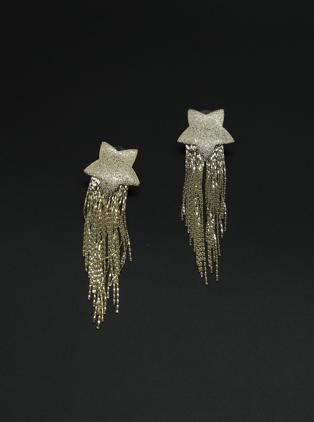 Ornaio 18K Gold Plated Anti Tarnish Shooting Star Earrings